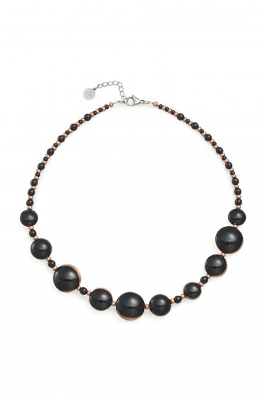 NECKLACE MADEMOISELLE GIROC. TOP COL. BLACK